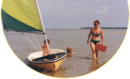 The bay is wonderful for sailing!
